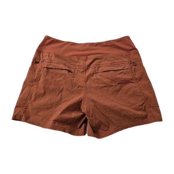 Prana Kanab Shorts Womens Large Orange Pull on Elastic Waist Hiking‎ Outdoor - Picture 5 of 8
